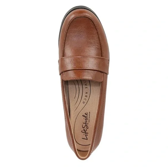 LifeStride Womens Sonoma 2 Loafers Walnut 10M - Picture 5 of 9